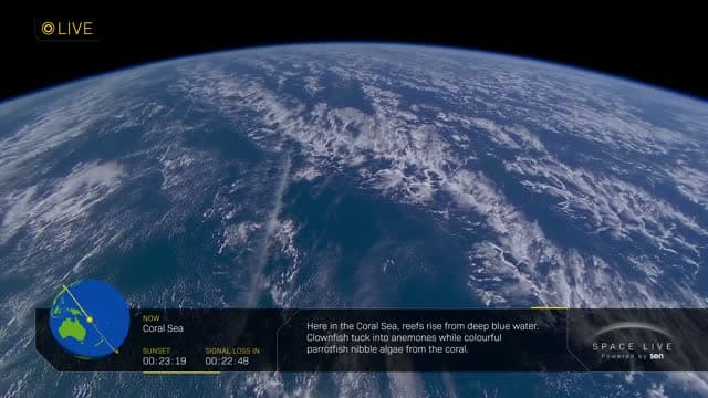 Space Live powered by sen